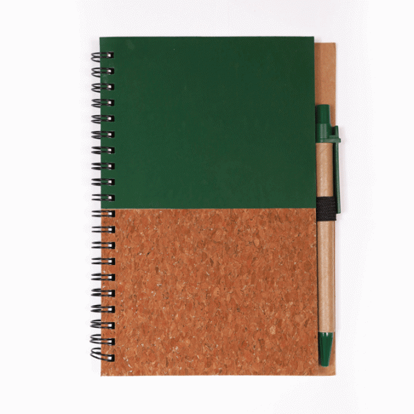 Notebook en liège avec logo